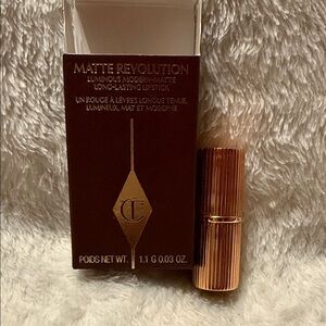 Charlotte Tilbury Matte Revolution Lipstick in Gold Case